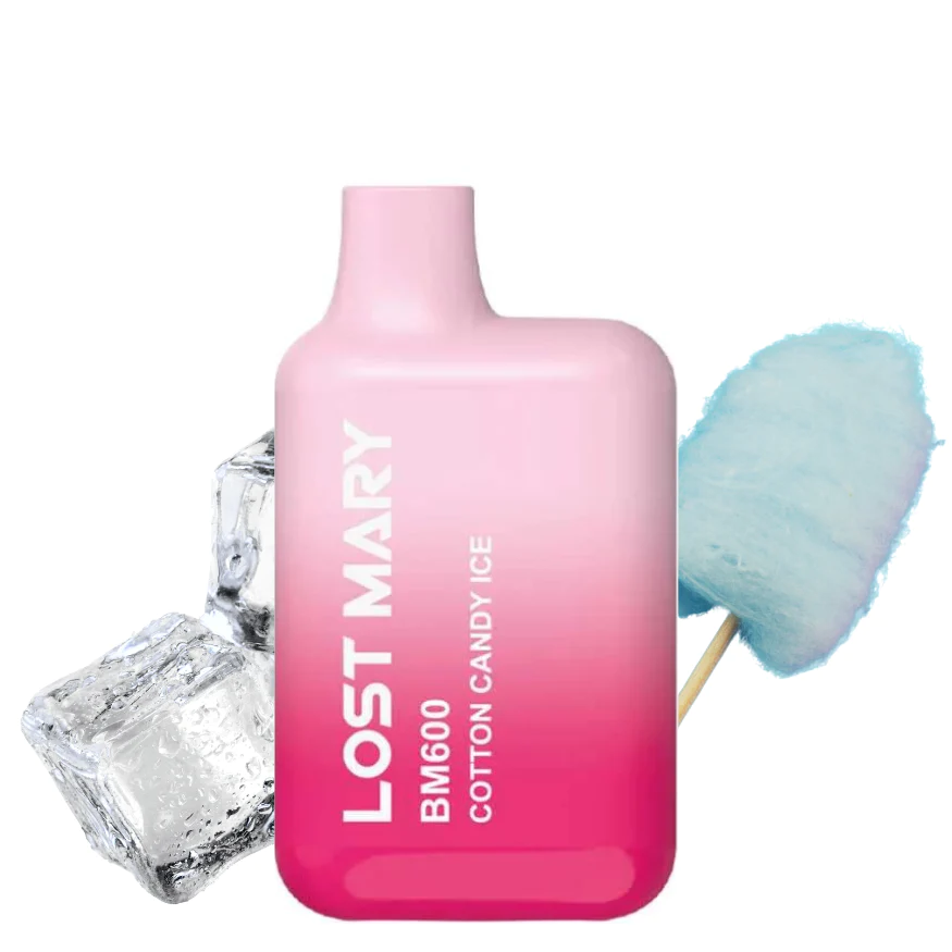 Lost Mary BM600 2% Cotton Candy Ice Pack of 10  New